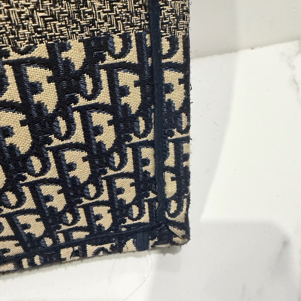 Dior Elegant Navy and Beige Tote - Picture 5 of 6